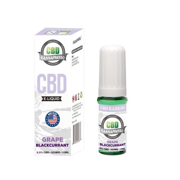 CBD Vape Eliquids Grape and Blackcurrant Flavour