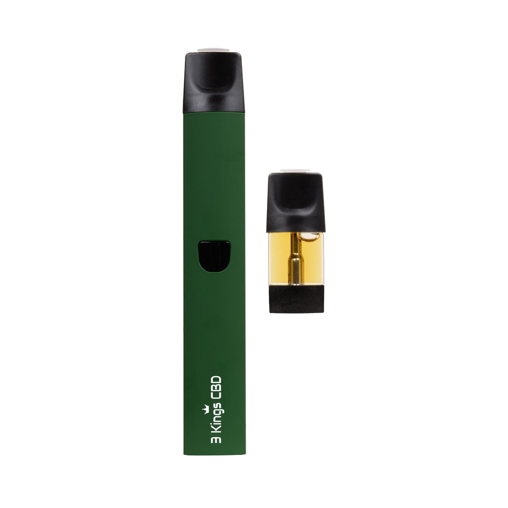 01.pen pod 3 kings CBD Reusable Vape Pen Cherry Pie Flavour - Image 2