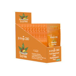 Alternative view of 3 Kings CBD Replacement Pod Pineapple Express Flavour